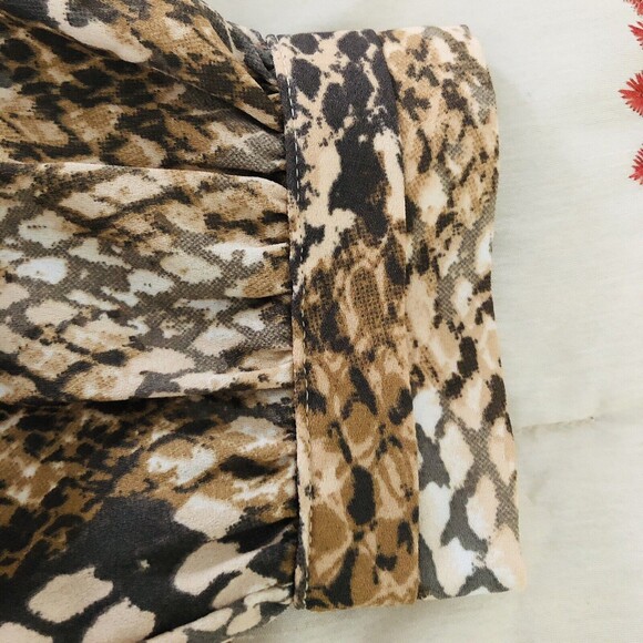 H&M Long Sleeve Animal Print Dress Size 10 Excellent Condition $ - Picture 7 of 8